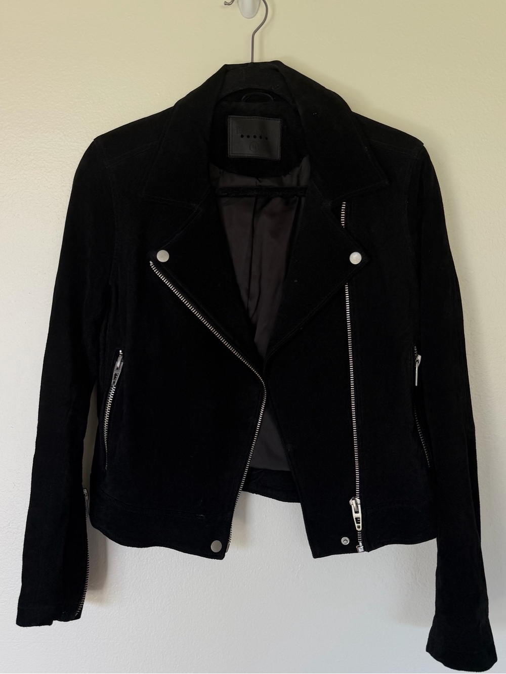 Blank NYC Black Moto Jacket - Size M